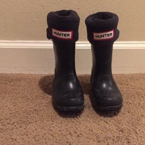 Toddler Hunter Boots with Boot Socks